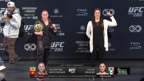 valentina shevchenko vs alexa grasso - ufc 285 press-conference face-off