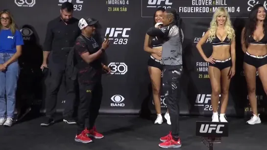 josiane nunes vs zarah fairn - ufc 283 ceremonial weigh-in