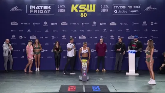 emilia czerwinska vs yasmin guimaraes - ksw 80 weigh-in face-off