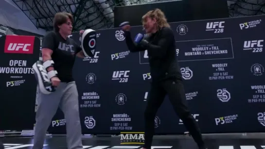 UFC 228: Nicco Montano Open Workout Highlights