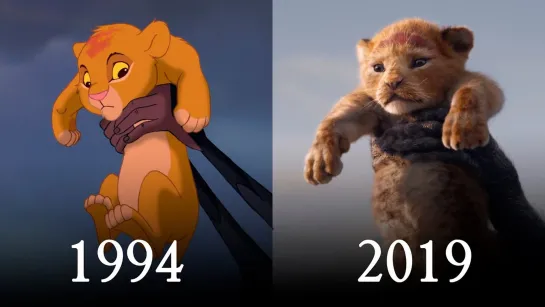 Король Лев (1994 VS 2019)