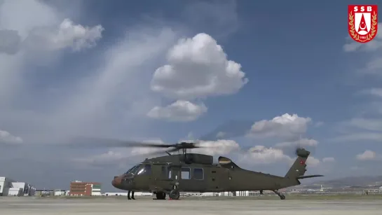 Наземные испытания вертолёта Т-70 Black Hawk