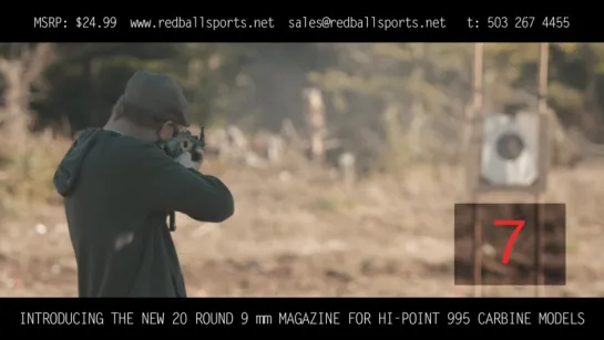 Карабин Hi-Point Model 995 с удлинённым магазином Redball