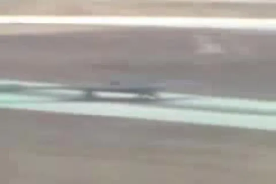 Неудачный взлёт бомбардировщика B-2