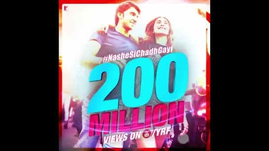 #NasheSiChadhGayi becomes one of the fastest Hindi songs to hit the 200 MILLION VIEWS Milestone on @YouTube