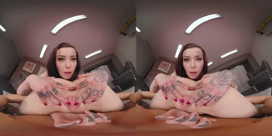 Eden Ivy, Tabitha Poison - Double Anal (VR) Gape Pussy Bitch Whore Tattoo Анал Пизда Шлюха Hardcore Хардкор Cum Prolapse Fisting