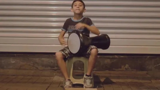 Amazing Street Doumbek(Goblet Drum) Kid drummer