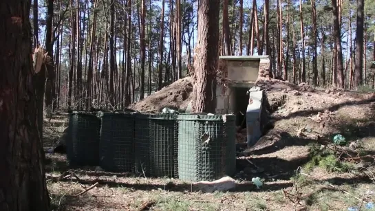 Занятый российскими военными ЗКП ВСУ в Киевской области