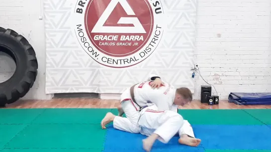 Болевой из сайд-контроля. Команда Gracie Barra Moscow