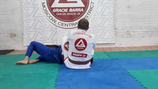 Армбар из бокового удержания. Команда Gracie Barra Moscow