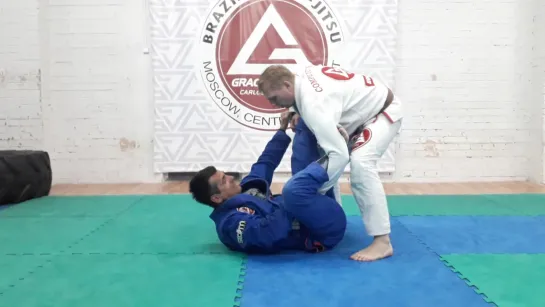 Проход лассо-гарда. Команда Gracie Barra Moscow