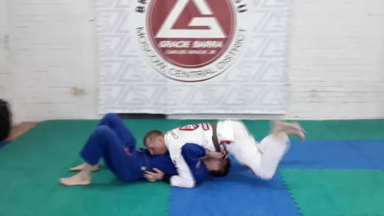 Удушка из север-юг. Команда Gracie Barra Moscow