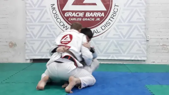 Проход бабочки. Команда Gracie Barra Moscow