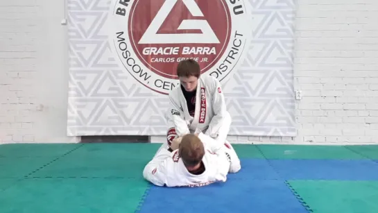 Армбар из гарда. Команда Gracie Barra Central District Moscow.