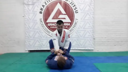 Свип из гарда. Команда Gracie Barra Central District Moscow.