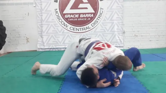 Команда Gracie Barra Central District Moscow. Выход из бокового