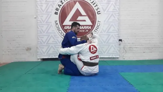 Свип из бабочки. Вариант2. Команда Gracie Barra Moscow