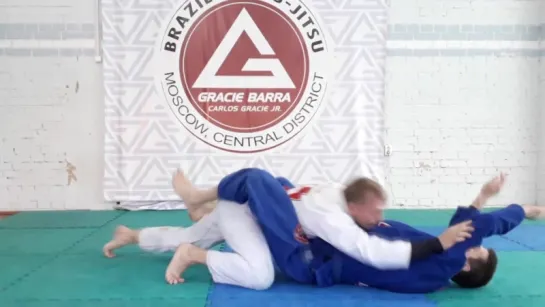 Команда Gracie Barra Central District Moscow. Выход из маунта