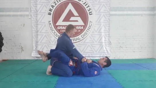 Команда Gracie Barra Moscow. Проход гарда