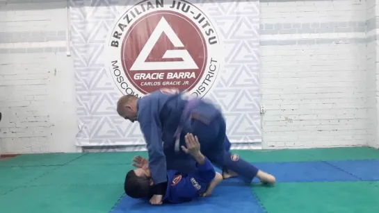 Команда Gracie Barra Moscow. Армбар из бокового удержания через маунт