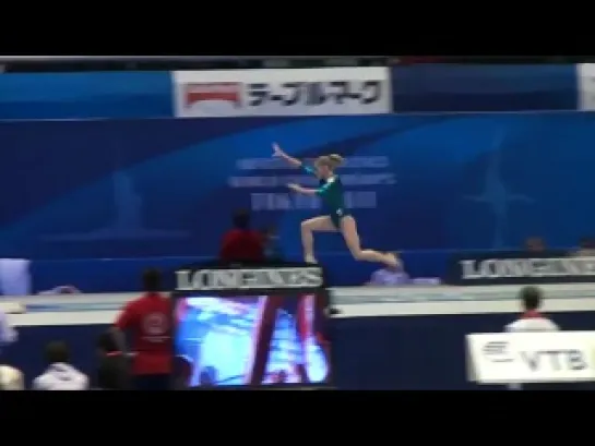 Ksenia Afanasyeva VT-4 Podium Training Worlds 2011 Tokyo