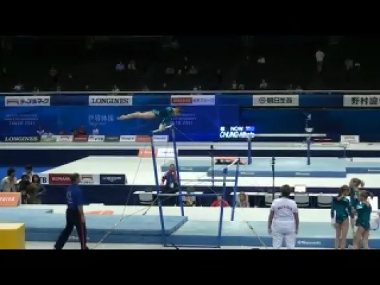 Anna Dementyeva UB-2 Podium Training Worlds 2011 Tokyo