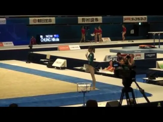 Viktoria Komova FX Podium Training Worlds 2011 Tokyo