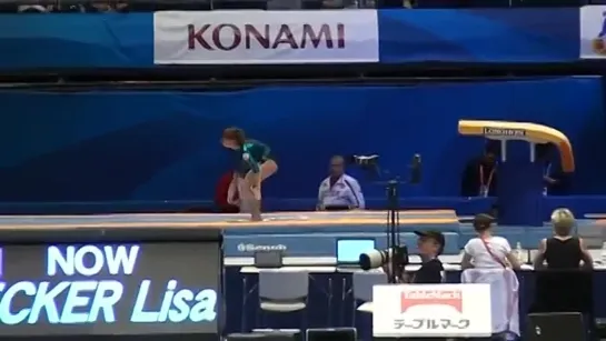 Viktoria Komova VT-1 Podium Training Worlds 2011 Tokyo