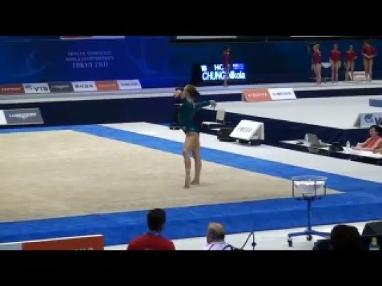 Alyona Polyan FX Podium Training Worlds 2011 Tokyo