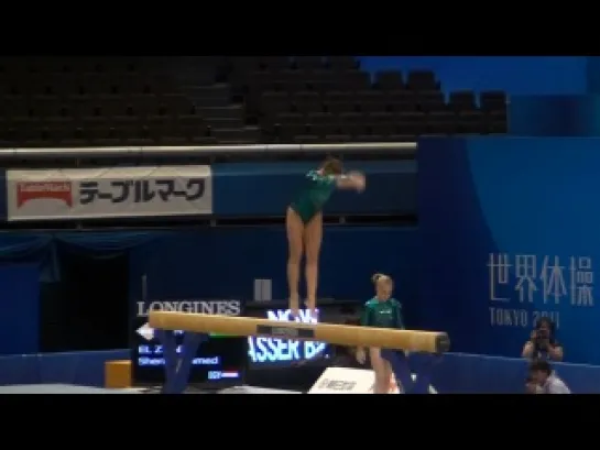 Alyona Polyan BB Podium Training Worlds 2011 Tokyo