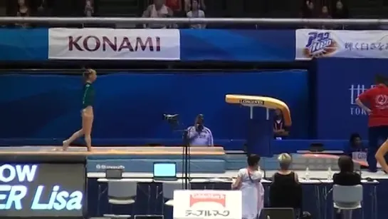 Yulia Belokobylskaya VT-3 Podium Training Worlds 2011 Tokyo