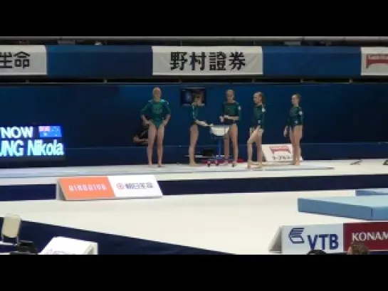 Yulia Belokobylskaya VT-2 Podium Training Worlds 2011 Tokyo