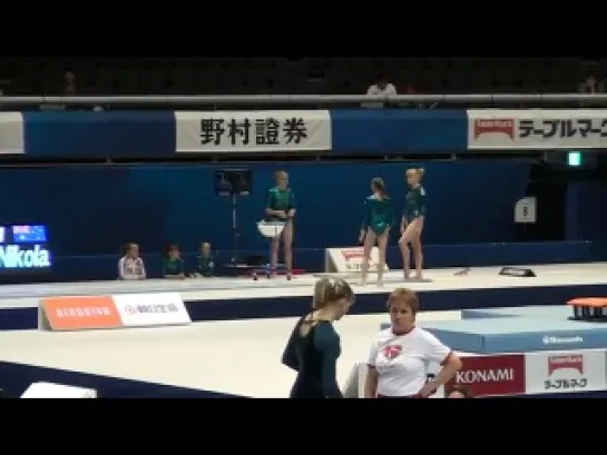 Tatiana Nabieva VT-5 Podium Training Worlds 2011 Tokyo