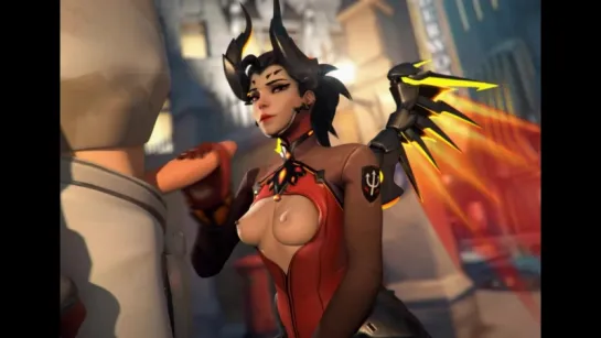 Devil Mercy blowjob - Overwatch porn [3d porn,R34,Hentai, SFM,rape,all sex,3D Хентай,fellatio,blowjob,handjob]