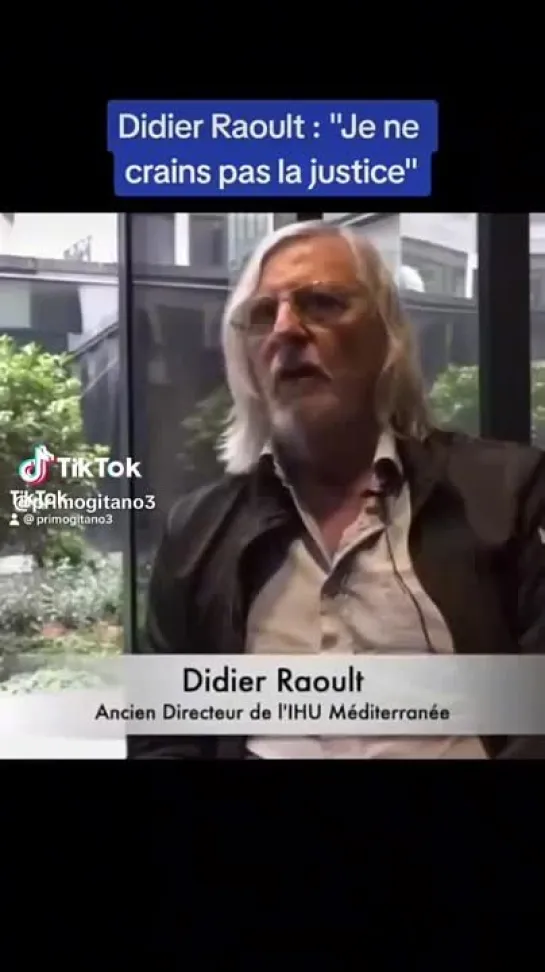 DIDIER RAOULT NOUS DIT CE Q'UIL PENSE...