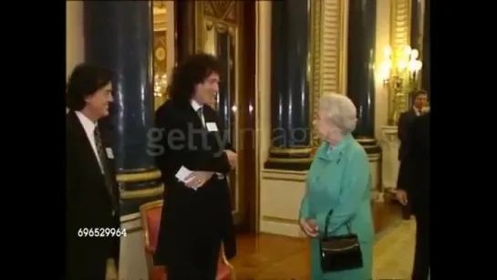 Brian May, Jimmy Page, Eric Clapton  Jeff Beck meets the Queen