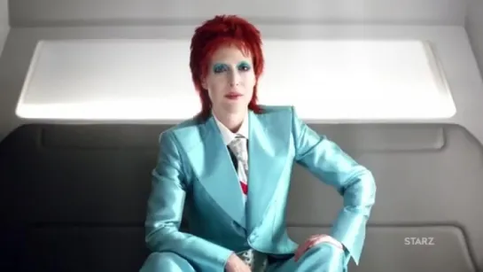 Gillian Anderson as Bowie on American Gods