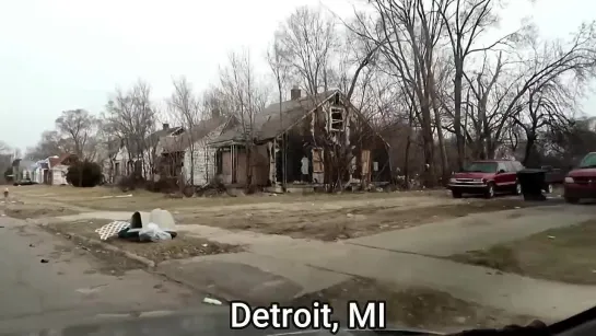 Довели Лукашенко с Путиным. Ещё и города умирают... Ай блин... Это США. DETROIT, MICHIGAN  GARY, INGIANA