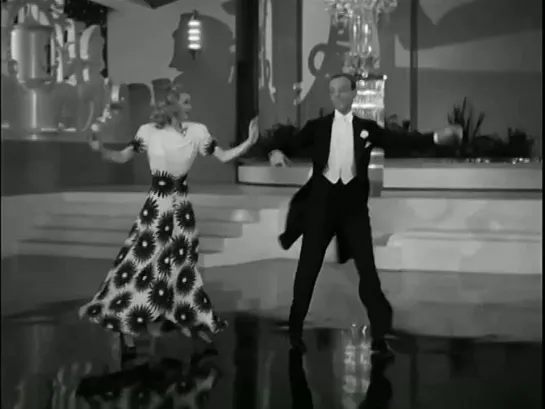 Фред Астер и Джинджер Роджерс /Fred Astaire, Ginger Rogers - танец из фильма "Давайте потанцуем" (1937)