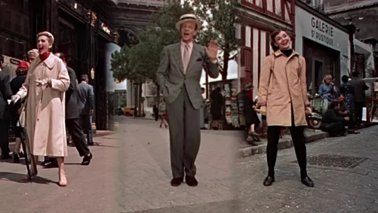 Bonjour, Paris!  Fred Astaire  Kay Thompson  Audrey Hepburn  (Funny Face  1957)