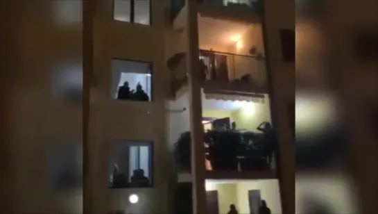 compilation of italians singing from their balconies during the lockdown