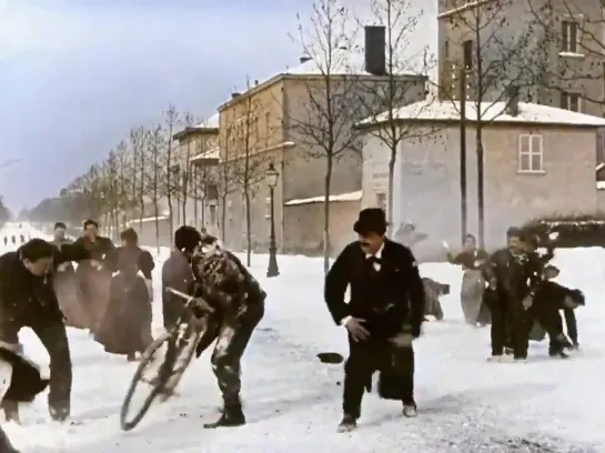 snowball fight 124 years ago