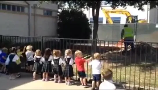 kids love to dig holes