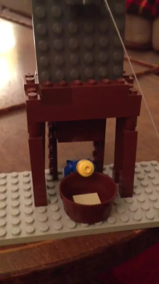 heads up my brother made a lego guillotine