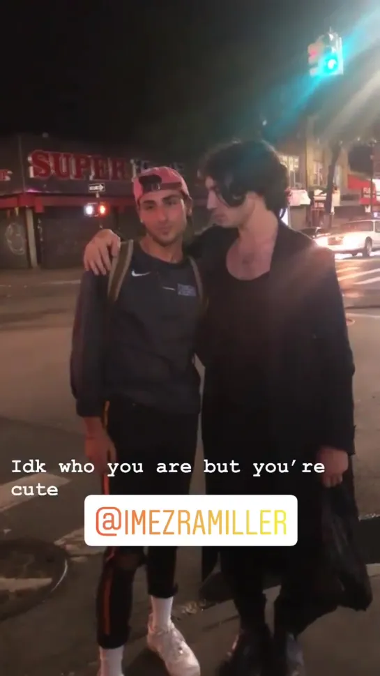 Ezra with a fan