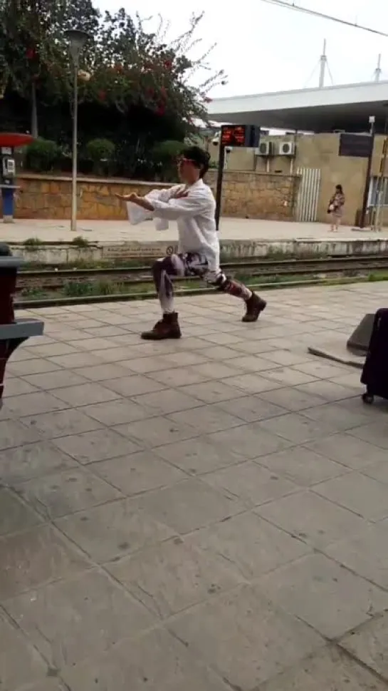 Train station in Morocco