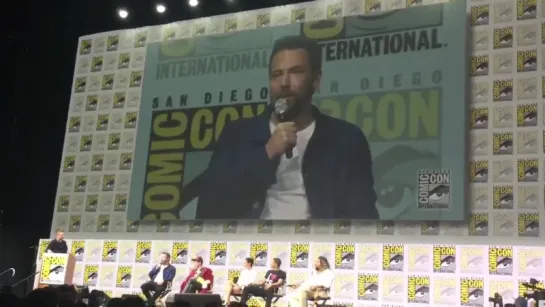 From the horse's mouth: Ben Affleck IS #Batman #SDCC2017 #WB