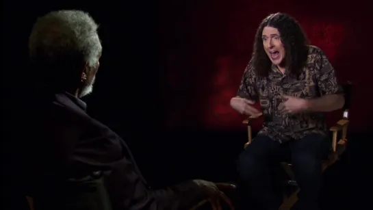 Morgan Freeman  Michael Cera go Face to Face with Weird Al Yankovic