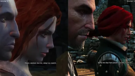 The Witcher 1 Prologue Remaster vs Original Graphics Comparison