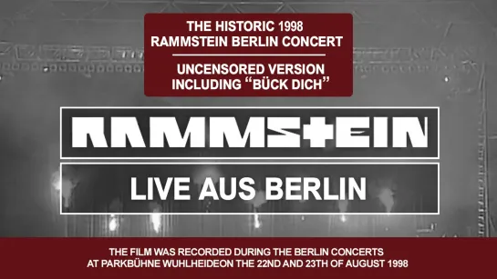 Rammstein - Live Aus Berlin (Re-Release 2020)